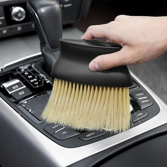 Compact Car Interior Soft Brush for Dashboard & Air Outlet