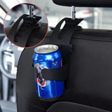 Soporte universal para bebidas y gancho de almacenamiento para el asiento trasero del coche