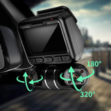 2K 1440P Dash Cam with 360° Coverage