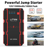 1000A Portable Jump Starter & Power Bank