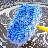 Adjustable Telescoping Car Wash Mop with Super Absorbent Chenille Brush Head