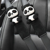 Cartoon Lamb Plush Car Seat Belt Covers