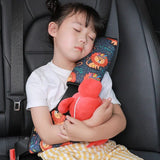Soporte ajustable para cinturón de seguridad de coche y funda acolchada para niños: posicionador de hombro cómodo y seguro