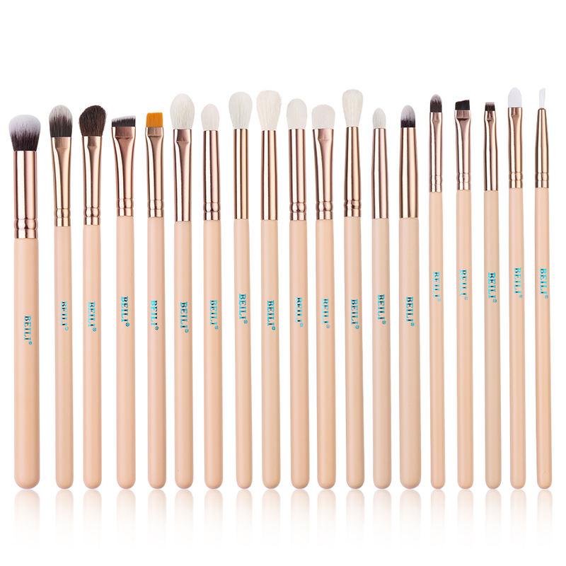 19pcs Pink Makeup Brush Set