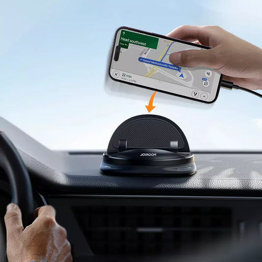 Universelle Silikon-Autohalterung für das Armaturenbrett mit Anti-Rutsch-Funktion und 360°-Drehung