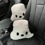 Plush Pochacco Anime Car Headrest & Lumbar Support Pillow
