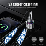 Bluetooth 5.3 FM Transmitter with PD 20W & QC3.0 Fast Charger and Hi-Fi Music Adapter