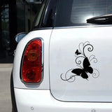 3D Butterfly Fashion Vinyl Car Sticker - Reflective, Customizable Decals 15.9cm X 16.6cm