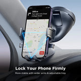 360° Rotation Car Phone Holder - Universal Dashboard & Windshield Mount with Strong Suction