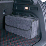 Organizador compacto antideslizante para maletero de coche con almacenamiento de red elástica de doble capa