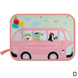 Parasol para ventana trasera de coche con dibujos animados: protección UV y diseño divertido para niños