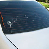 Calcomanía reflectante de vinilo para coche con viento de diente de león