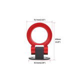 Adhesivo universal para gancho de remolque de carreras: gancho decorativo para parachoques de ABS