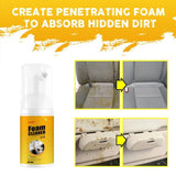 Espuma limpiadora en aerosol multiusos para interiores de automóviles y superficies del hogar