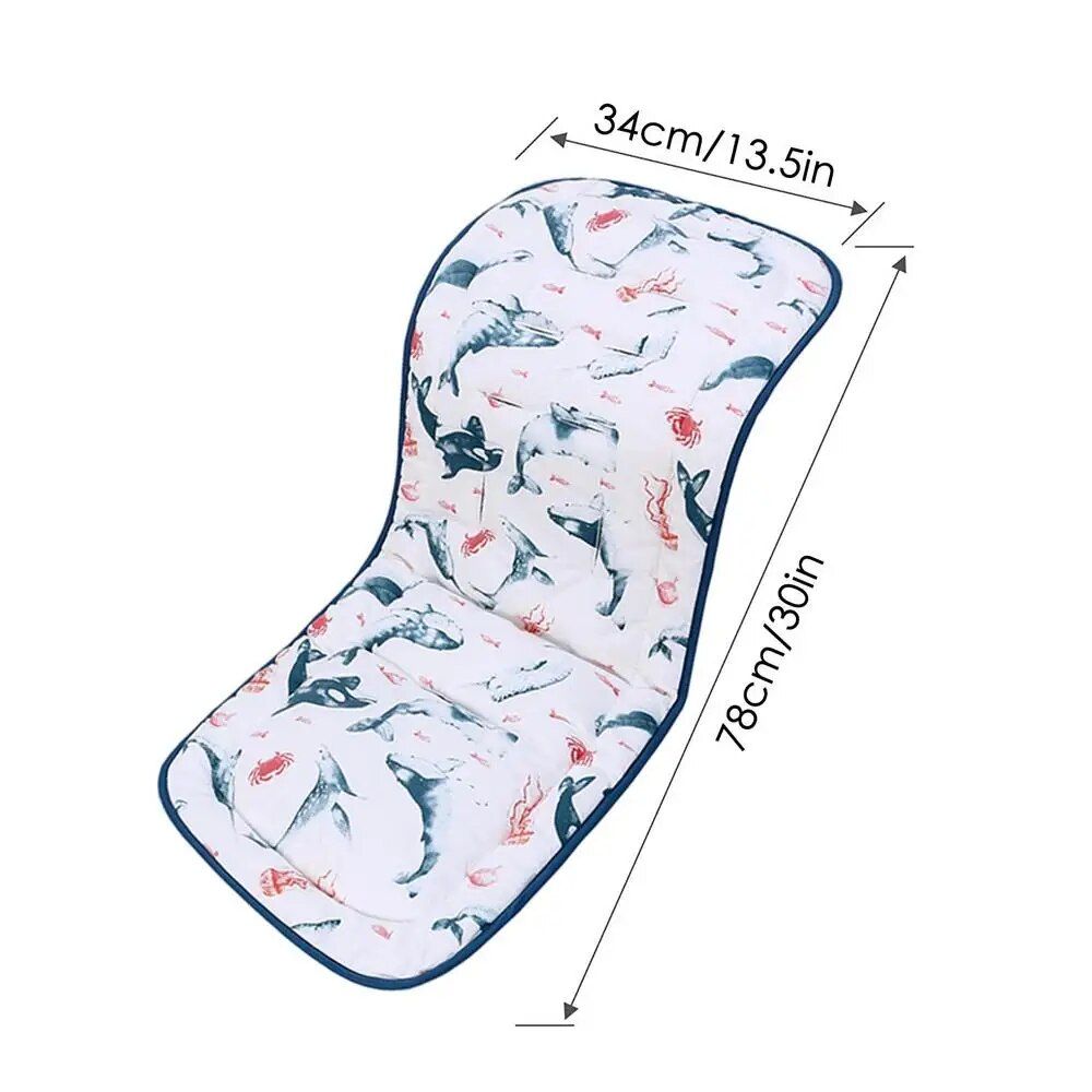 Asiento de coche reversible para niños pequeños y almohadilla refrescante para cochecito