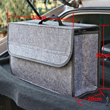 Kompakter, rutschfester Kofferraum-Organizer mit zweilagigem, elastischem Netz