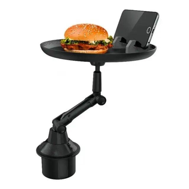 Bandeja de almacenamiento para automóvil giratoria de 360 ​​​​° con ranura para teléfono