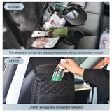 Organizador impermeable para respaldo de asiento de automóvil con bolsillo para teléfono