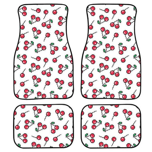 Kirschblüten-Automatten mit rosa Hintergrund