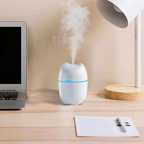 Humidificador compacto ultrasilencioso para coche con gran capacidad y función de aromaterapia