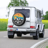 Universal Adventure-Ready SUV & Trailer Spare Tire Cover - Durable Weatherproof Protector 14", 15", 16", 17" Inch