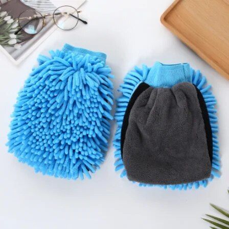 Wasserdichter Autowaschhandschuh aus Mikrofaser-Chenille