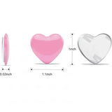 Calcomanía de metal 3D en forma de corazón