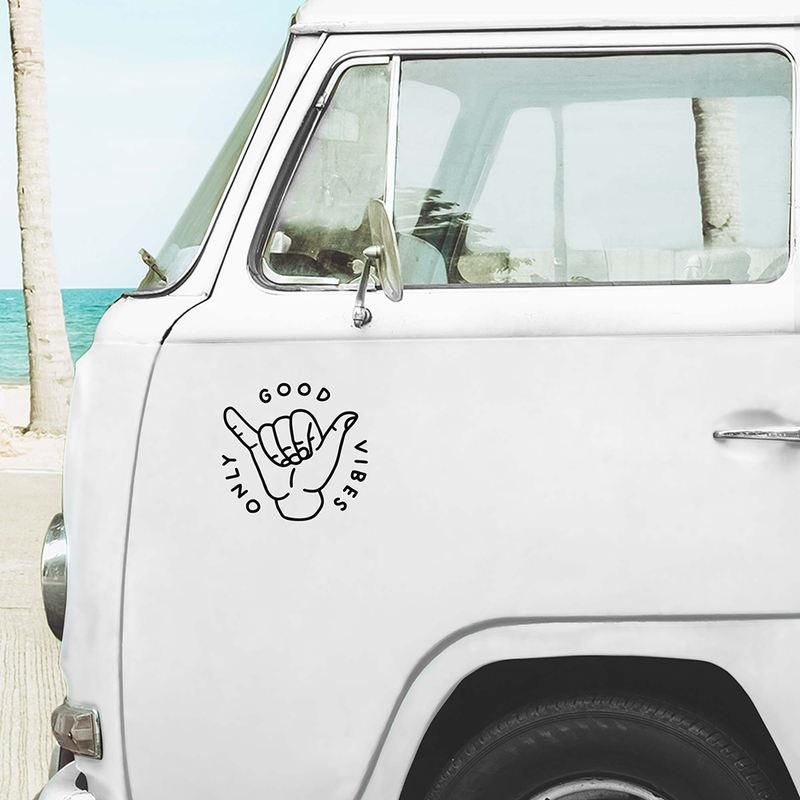 Good Vibes Van & Caravan Vinyl Decals