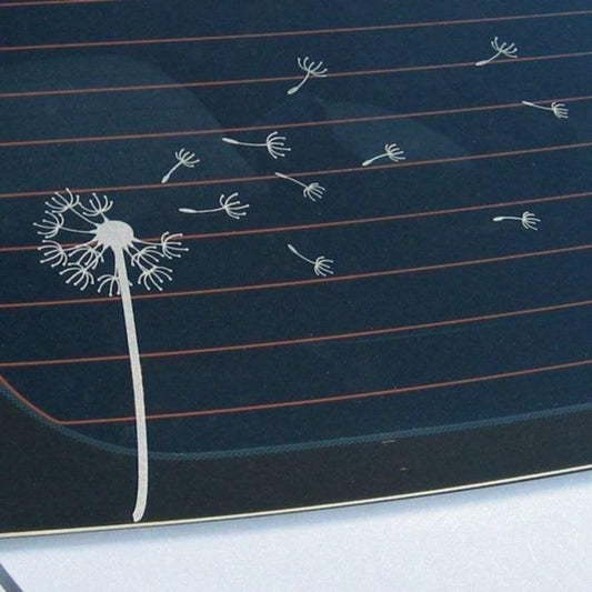 Reflektierender Pusteblumen Wind Vinyl Autoaufkleber