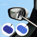 3-in-1 Extendable Car Window Cleaning Kit with Rotating Head
