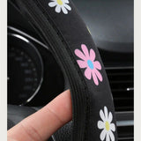 Funda para volante antideslizante con estampado floral de 38 cm