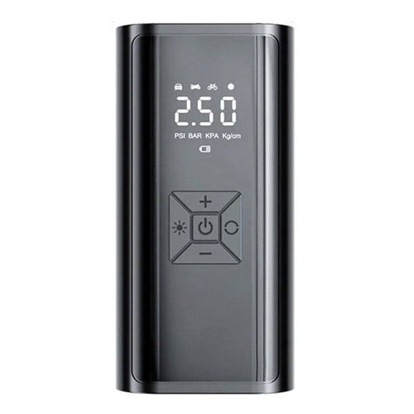 Compresor de aire portátil con inflador de neumáticos eléctrico compacto de 120 W