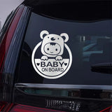 Reflective Baby on Board Car Decal