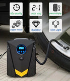 Digital Car Tire Inflatable Pump with LED Illumination and Auto Air Compressor