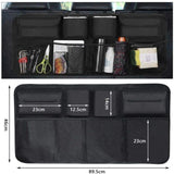 Organizador universal para maletero de coche con bolsa de almacenamiento ajustable para el asiento trasero