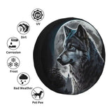 Funda para neumáticos Wild Spirit Wolf – Protector personalizado para ruedas 4x4, remolques y vehículos recreativos