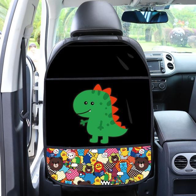 Funda protectora para respaldo de asiento de automóvil para niños - Diseño de dibujos animados