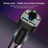 LED MP3 Auto Bluetooth FM Transmitter mit Dual USB Ladegerät &amp; Freisprecheinrichtung