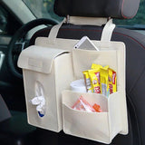 Filz-Organizer für Autositze mit mehreren Taschen – platzsparende Aufbewahrungstasche für unterwegs