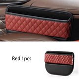 Organizador universal para espacio de asiento de automóvil - Caja de bolsillo de almacenamiento para asientos laterales del vehículo