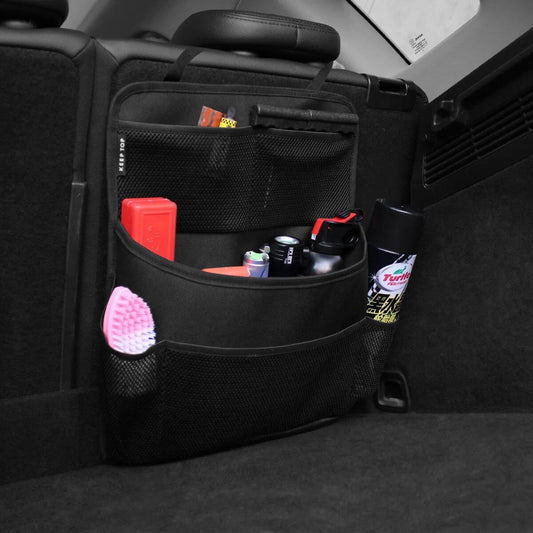 Organizador universal para maletero de coche - Bolsa de almacenamiento para respaldo de asiento Oxford de alta capacidad y usos múltiples
