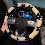 Plush Winter Car Steering Wheel Cover