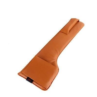 Luxury PU Leather Car Seat Gap Filler with Organizer Pockets