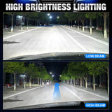 Bombillas LED para faros delanteros H4 9003 HB2 Canbus de luz alta y baja: lámpara turbo de 30 000 lm y 6500 K