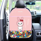 Protective Car Seat Back Cover for Kids - Cartoon Design