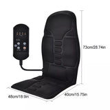 Electric Massage Chair Cushion with Heat & Vibration for Car, Home, and Office