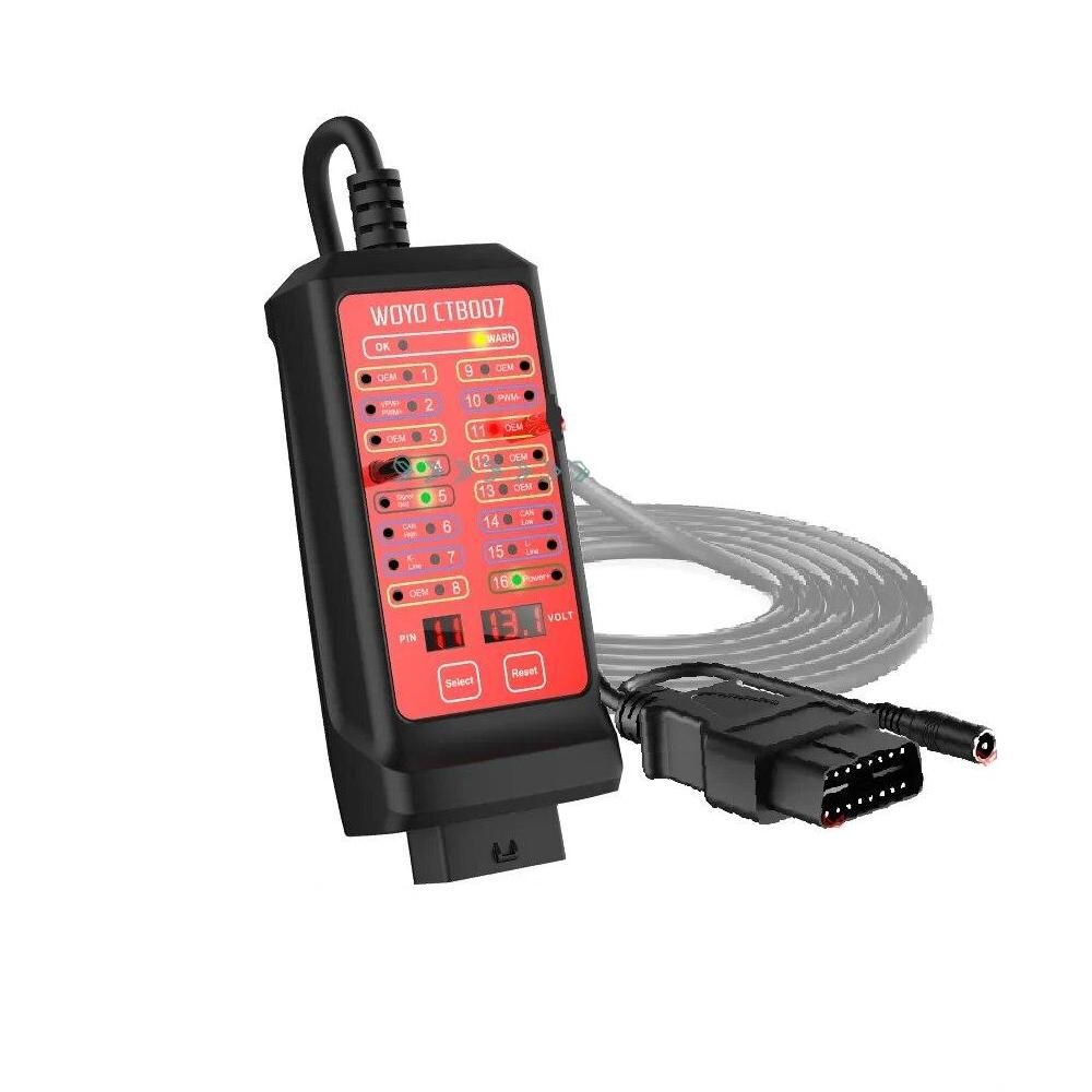 Caja de conexiones OBD para coche de 12 V/24 V con cable de extensión