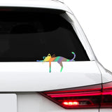 Reflektierende lustige Katzen-Vinylaufkleber für Auto-, SUV-, LKW-Fenster und Stoßstangen