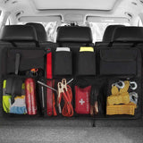 Large-Capacity Car Trunk Organizer Universal Fit Mesh Storage Bag
