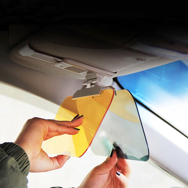 Aufsteckbare Brille für Sonnenblende im Auto mit verbesserter Sicht